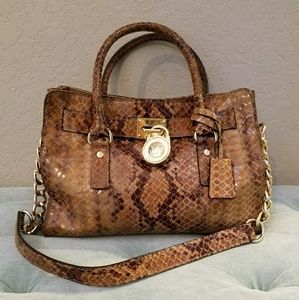 Michael Kors snakeskin purse